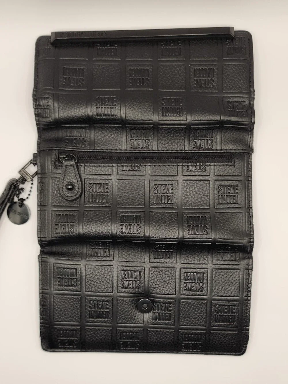 Steve Madden Black Wallet Set